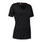 ID INTERLOCK DAME T-SHIRT V-HALS