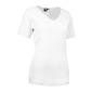 ID INTERLOCK DAME T-SHIRT V-HALS