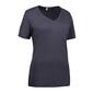 ID INTERLOCK DAME T-SHIRT  V-HALS