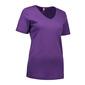 ID INTERLOCK DAME T-SHIRT  V-HALS