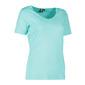 ID INTERLOCK DAME T-SHIRT  V-HALS