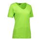 ID INTERLOCK DAME T-SHIRT  V-HALS