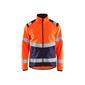 BLÅKLÆDER HIGH VISIBILITY LIGHT SOFTSHELL JAKKE