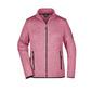 J&N STRIKKET DAME FLEECE JAKKE