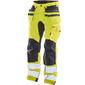 JOBMAN HIGH VIS HÅNDVÆRKERBUKS M/ STRETCH