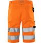 FRISTADS GREEN HIGH VIS SHORTS