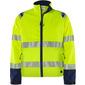 FRISTADS GREEN HIGH VIS STRETCH JAKKE