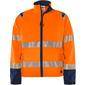 FRISTADS GREEN HIGH VIS STRETCH JAKKE