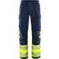 FRISTADS GREEN HIGH VIS STRETCH BUKSER