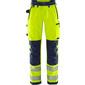 FRISTADS GREEN HIGH VIS DAME STRETCH BUKSER