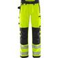 FRISTADS GREEN HIGH VIS STRETCH BUKS