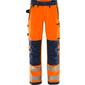 FRISTADS GREEN HIGH VIS STRETCH BUKS