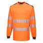 PORTWEST PW3 HIGH VISIBILITY T-SHIRT M/ LANGE ÆRME