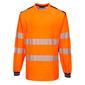 PORTWEST PW3 HIGH VISIBILITY T-SHIRT M/ LANGE ÆRME