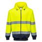 PORTWEST HIGH VISIBILITY HÆTTESWEATSHIRT M/ LYNLÅS