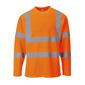 PORTWEST HIGH VISIBILITY T-SHIRT M/ LANGE ÆRMER