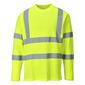 PORTWEST HIGH VISIBILITY T-SHIRT M/ LANGE ÆRMER