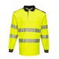 PORTWEST PW3 HIGH VISIBILITY POLOSHIRT M/ LANGE ÆR