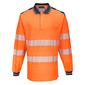 PORTWEST PW3 HIGH VISIBILITY POLOSHIRT M/ LANGE ÆR