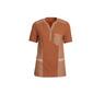 KENTAUR DAME PIQUE SHIRT M/ V-HALS