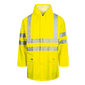 LYNGSØE PU/PVC HIGH VIS REGNJAKKE