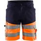 BLÅKLÆDER HIGH VIS SHORTS M/ STRETCH