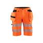 BLÅKLÆDER HIGH VIS HÅNDVÆRKER SHORTS M/ STRETCH