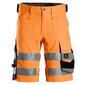 SNICKERS 6136 HI VIS SHORTS M/ STRETCH