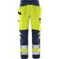 FRISTADS GREEN HI VIS HÅNDVÆRKERBUKS 2641 KL. 2