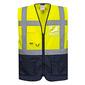 PORTWEST WARZAW HIGH VISIBILITY EXECUTIVE VEST