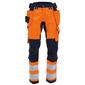 TRANEMO VISION HI-VIS HÅNDVÆRKERBUKS M/ STRETCH