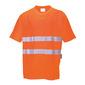 PORTWEST BOMULD KOMFORT HI VIS T-SHIRT - KL. 2