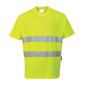 PORTWEST BOMULD KOMFORT HI VIS T-SHIRT - KL. 2